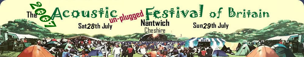 The Acoustic Festival of Britain Banner